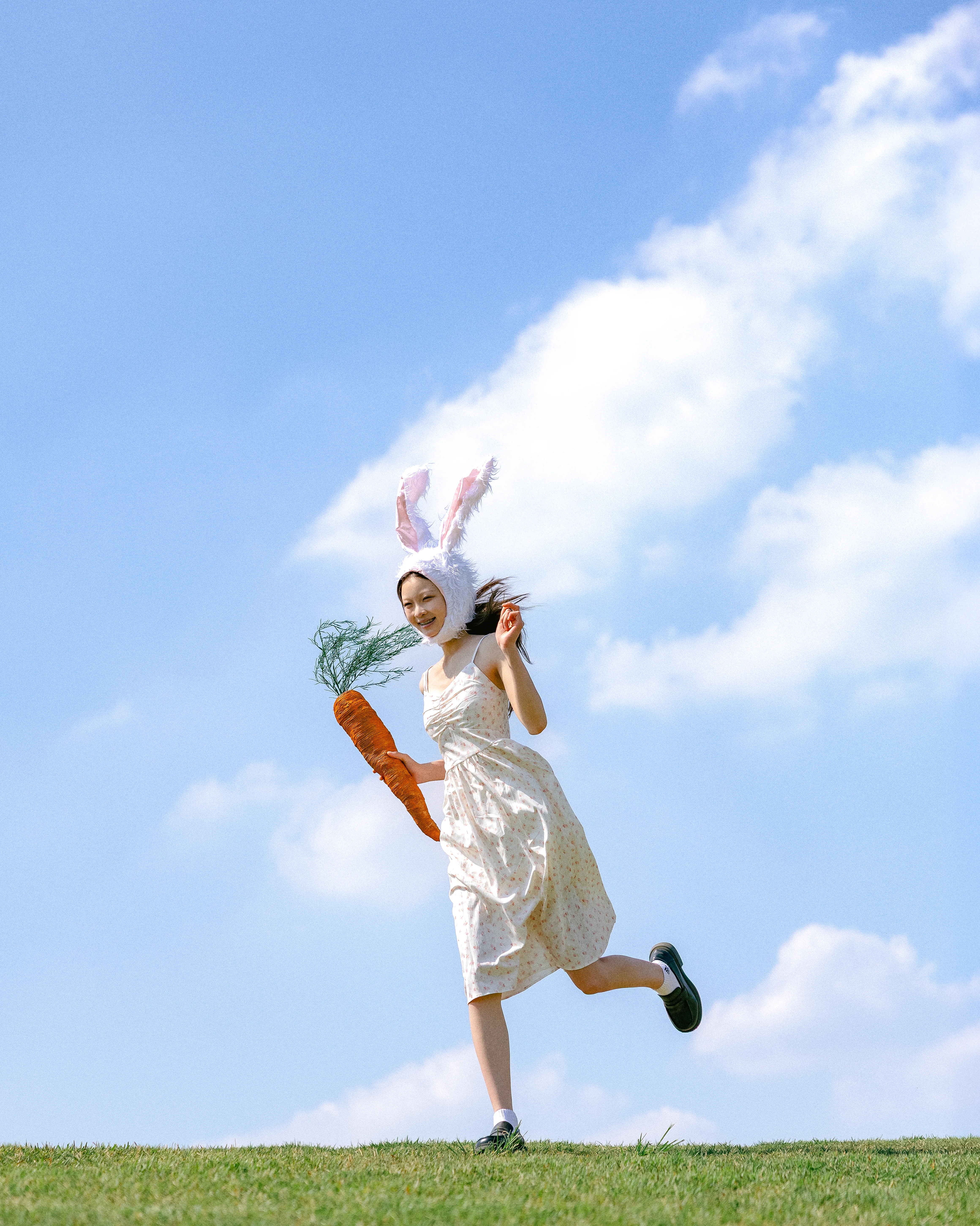 풀밭 위의 토끼 🐰🥕