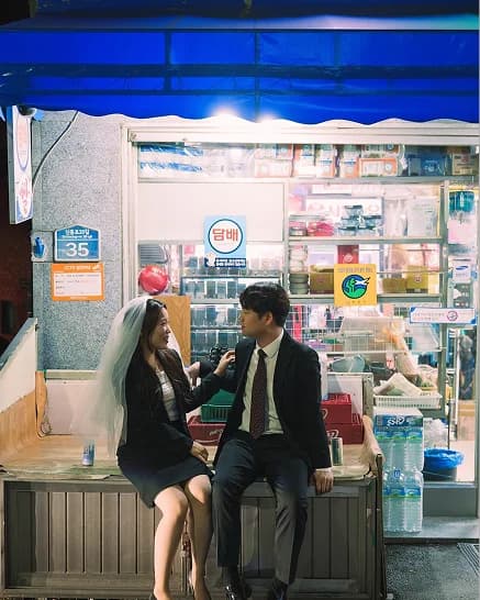 두 사람의 일상을 담은 서울 커플스냅 김다빈필름
