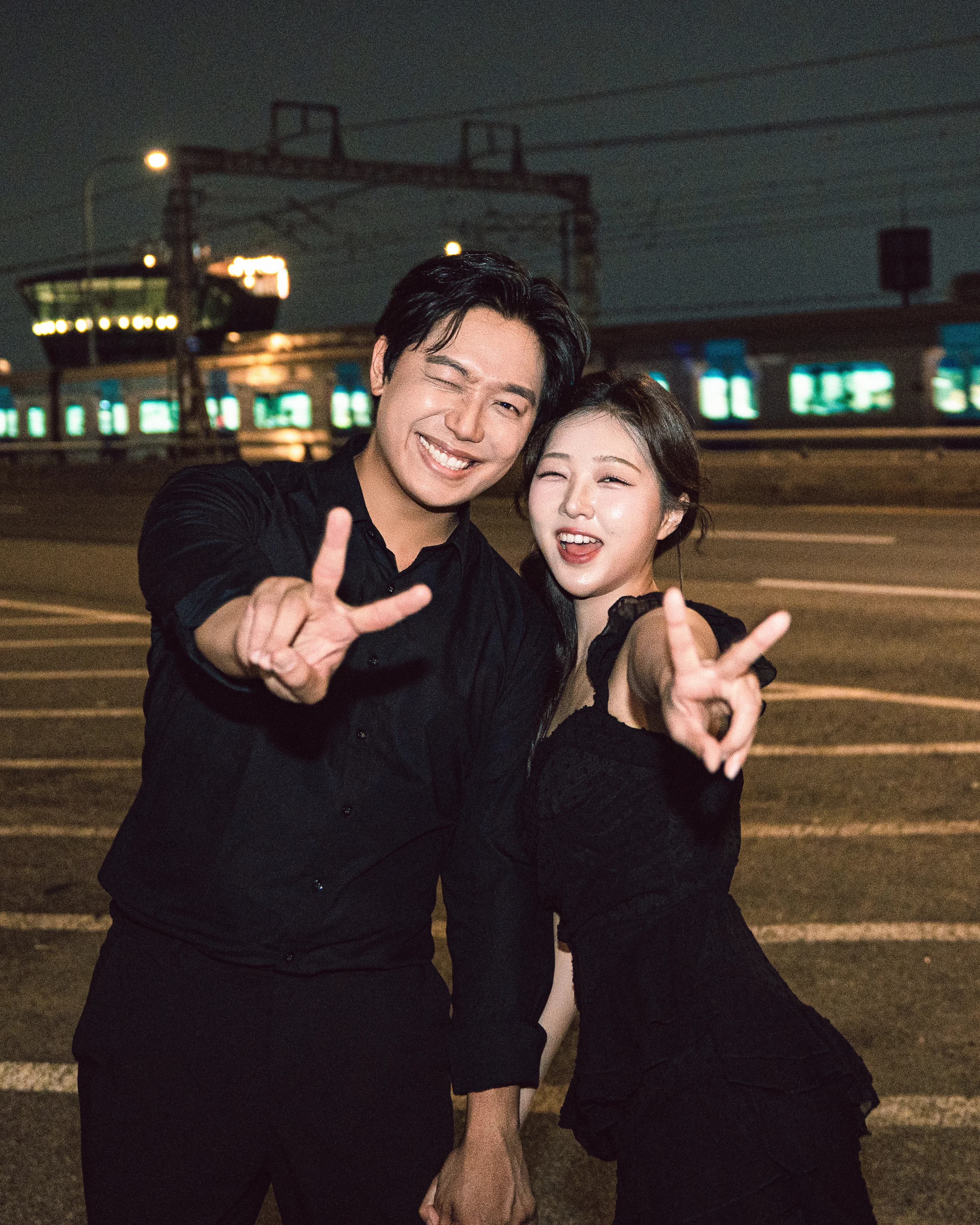 복숭사진관 야간 웨딩스냅