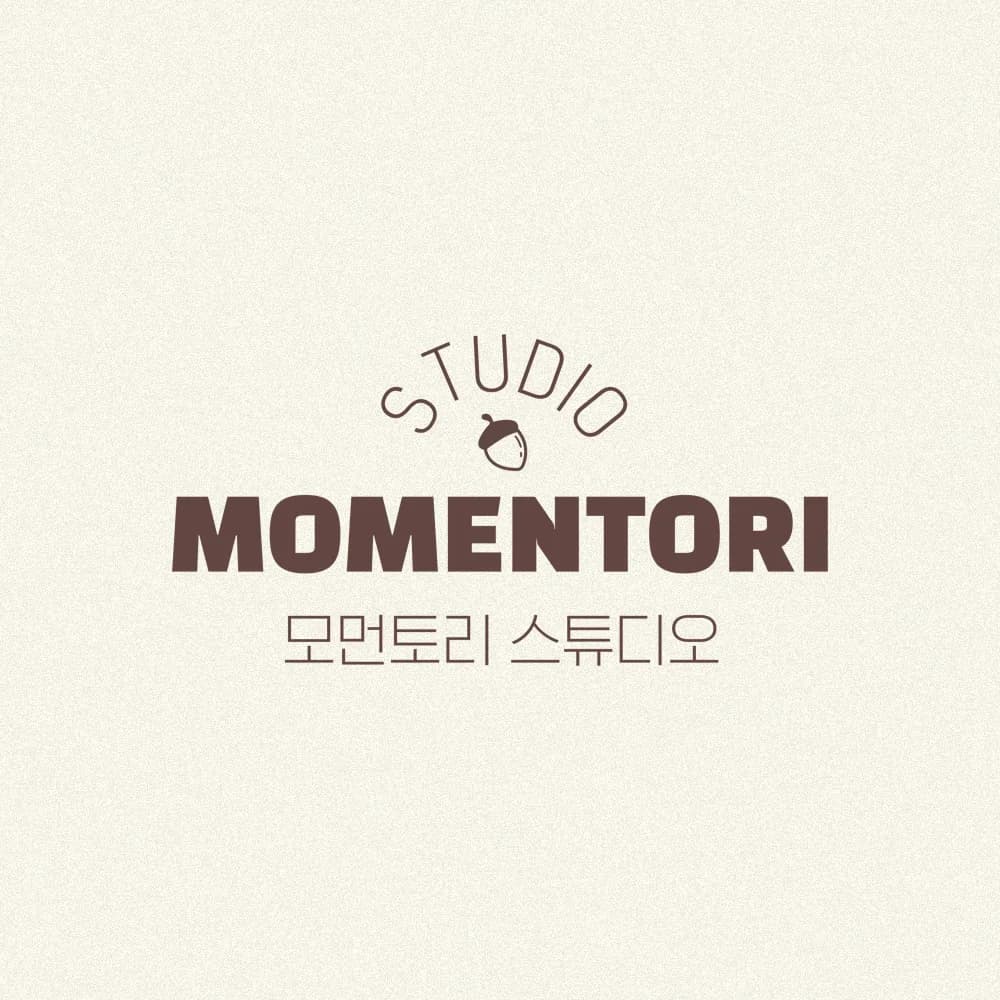 모먼토리스튜디오 스튜디오 로고